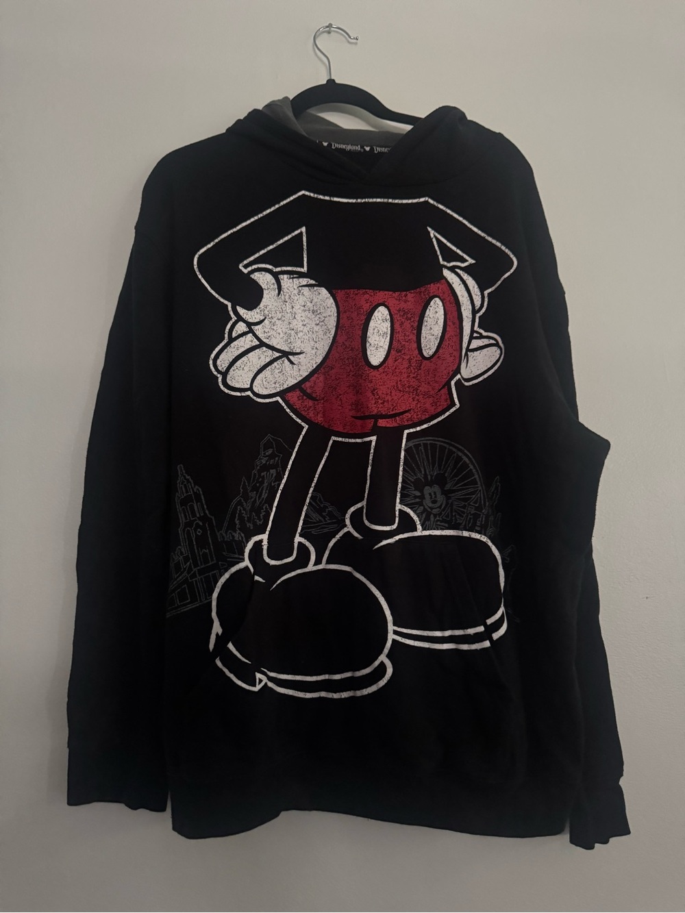 Mickey Mouse Hoodie Sweater with ears on hood